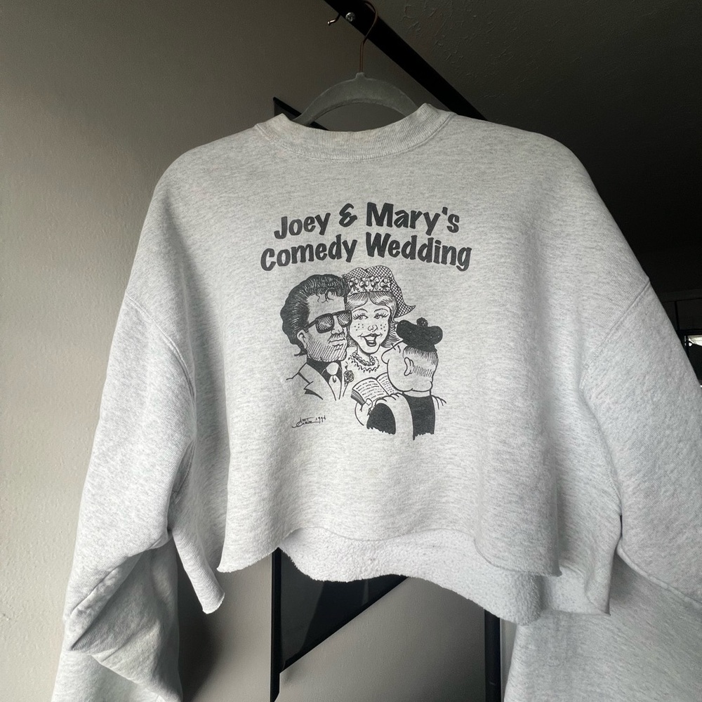 Upcycled vintage sweatshirt